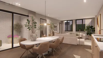  -  HoutA Bogardeind  Eetkamer woonkamer App 